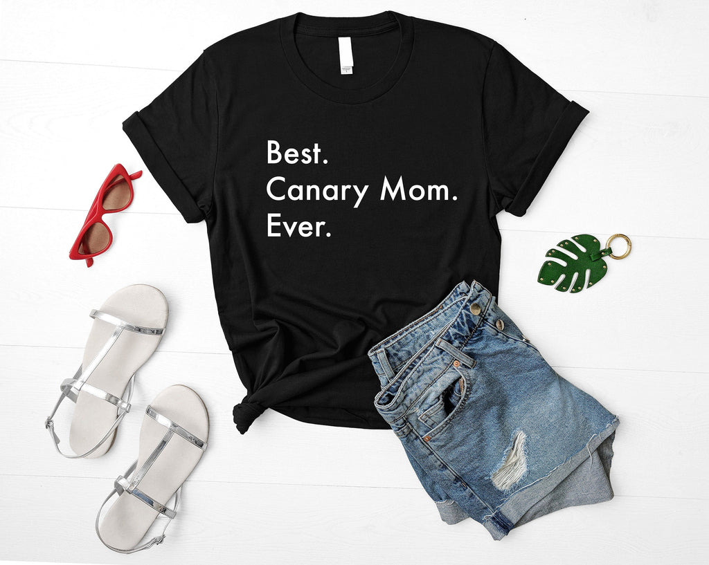 Canary Mom T-Shirt, Best Canary Mom Ever Shirt Womens Gifts - 3315