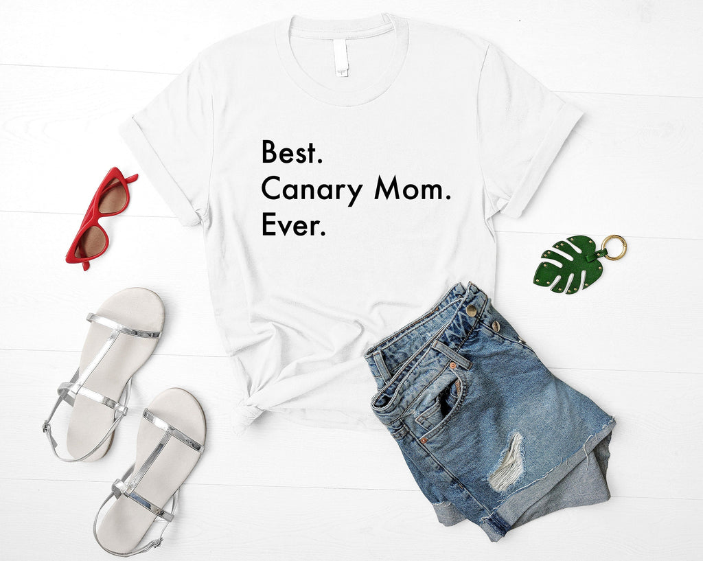 Canary Mom T-Shirt, Best Canary Mom Ever Shirt Womens Gifts - 3315