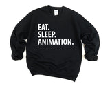 Animator Gift, Eat Sleep Animation Sweatshirt Mens Womens Gift - 2050