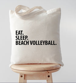 Beach Volleyball Bag, Eat Sleep Beach Volleyball Tote Bag | Long Handle Bags - 1733