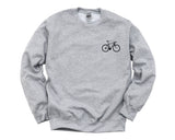 Bicycle Sweatshirt, Cycling Sweater, Cyclist Gift Mens Womens - 2058