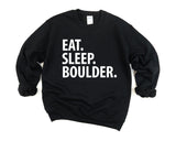 Boulder Sweater, Bouldering gifts, Eat Sleep Boulder Sweatshirt Mens Womens Gifts - 2194