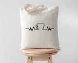 Coffee Tote Bag, Coffee Bag, Coffee Lover Gift - 4329