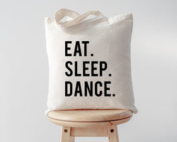 Dance Tote Bag, Dance Bag, Eat Sleep Dance Tote Bag | Long Handle Bag - 600