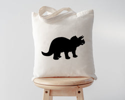 Dinosaur Bag, Triceratops Tote Bag Long Handle Bags - 3110