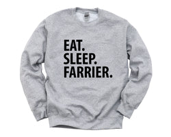 Farrier Sweater, Eat Sleep Farrier Sweatshirt Mens Womens Gifts - 2270