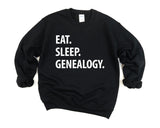 Genealogy Sweater, Eat Sleep Genealogy sweatshirt Mens Womens Gifts - 1205