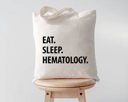 Hematology Bag, Eat Sleep Hematology Tote Bag | Long Handle Bags - 1263