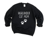 Highlander Cat Sweater, Highlander Mom Sweatshirt Womens Gift - 2812