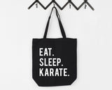 Karate Gift, Eat Sleep Karate Tote Bag | Long Handle Bags - 602