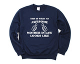 Mother in Law Gift, Awesome Mother in Law, Gift for Mother in Law, Mother in Law Sweatshirt - 1464