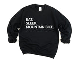 Mountain Bike Sweater, Eat Sleep Mountain Bike Sweatshirt Mens Womens Gifts - 661