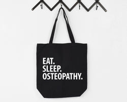 Osteopathy Gift, Eat Sleep Osteopathy Tote Bag | Long Handle Bags - 3493