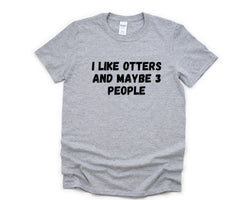 Otters T-Shirt, Wild Life Shirt, Otters Lovers Gift Mens Womens - 4826