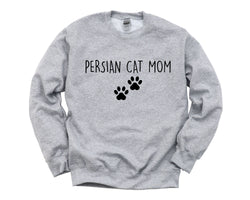 Persian Cat Sweater, Persian Cat Mom Sweatshirt Womens Gift - 2384