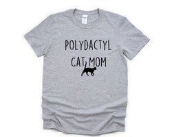 Polydactyl TShirt, Polydactyl Cat Mom, Polydactyl Cat Lover Gift shirt Womens - 4787