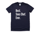 Sous Chef T-Shirt, Best Sous Chef Ever Shirt Gift Mens Womens - 4297