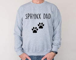 Sphynx Sweater, Sphynx Dad Sweatshirt Mens Gift - 2341