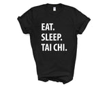 Tai Chi T-Shirt, Eat Sleep Tai Chi Shirt Mens Womens Gifts - 1279