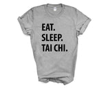 Tai Chi T-Shirt, Eat Sleep Tai Chi Shirt Mens Womens Gifts - 1279