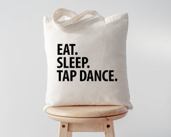 Tap Dancer Gift, Eat Sleep Tap Dance Tote Bag | Long Handle Bag - 3349