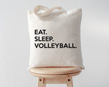 Volleyball Bag, Eat Sleep Volleyball Tote Bag | Long Handle Bags - 635