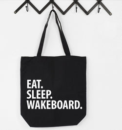 Wakeboard Bag, Eat Sleep Wakeboard Tote Bag | Long Handle Bags - 1842