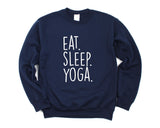 Yoga Sweater, Eat Sleep Yoga Sweatshirt Mens Womens Gift - 616