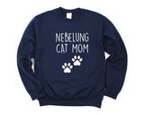 Nebelung Cat Sweater, Nebelung Cat Mom Sweatshirt Womens Gift - 2817