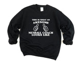 Netball Coach Sweater, Netball Coach Gift, Awesome Netball Coach Sweatshirt Mens & Womens Gift - 1459