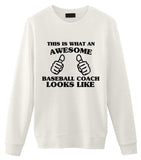 Baseball Coach Sweater, Baseball Coach Gift, Awesome Baseball Coach Sweatshirt Mens & Womens