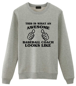 Baseball Coach Sweater, Baseball Coach Gift, Awesome Baseball Coach Sweatshirt Mens & Womens