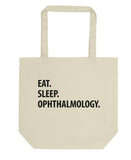 Eat Sleep Ophthalmology Tote Bag | Short / Long Handle Bags