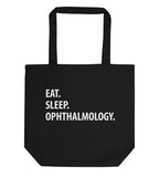 Eat Sleep Ophthalmology Tote Bag | Short / Long Handle Bags