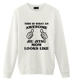 Jiu Jitsu Mom Sweater, Jiu Jitsu Mom Gifts, Awesome Jiu Jitsu Mom Sweatshirt