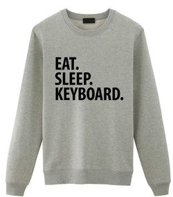 Keyboard Sweater, Eat Sleep Keyboard Sweatshirt Mens Womens Gift - 2034