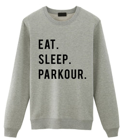 Parkour Sweater, Parkour Gift, Eat Sleep Parkour Sweatshirt Mens & Womens Gift