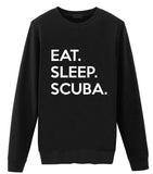 Scuba Sweater, Scuba diver gift, Eat Sleep Scuba Sweatshirt Gift for Men & Women