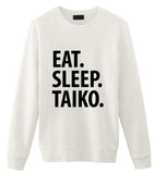 Taiko Sweater, Eat Sleep Taiko Sweatshirt Mens Womens Gift