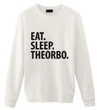 Theorbo Sweater, Eat Sleep Theorbo Sweatshirt Mens Womens Gift
