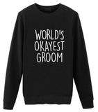 World's Okayest Groom Sweater